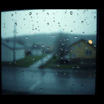 困在雨里