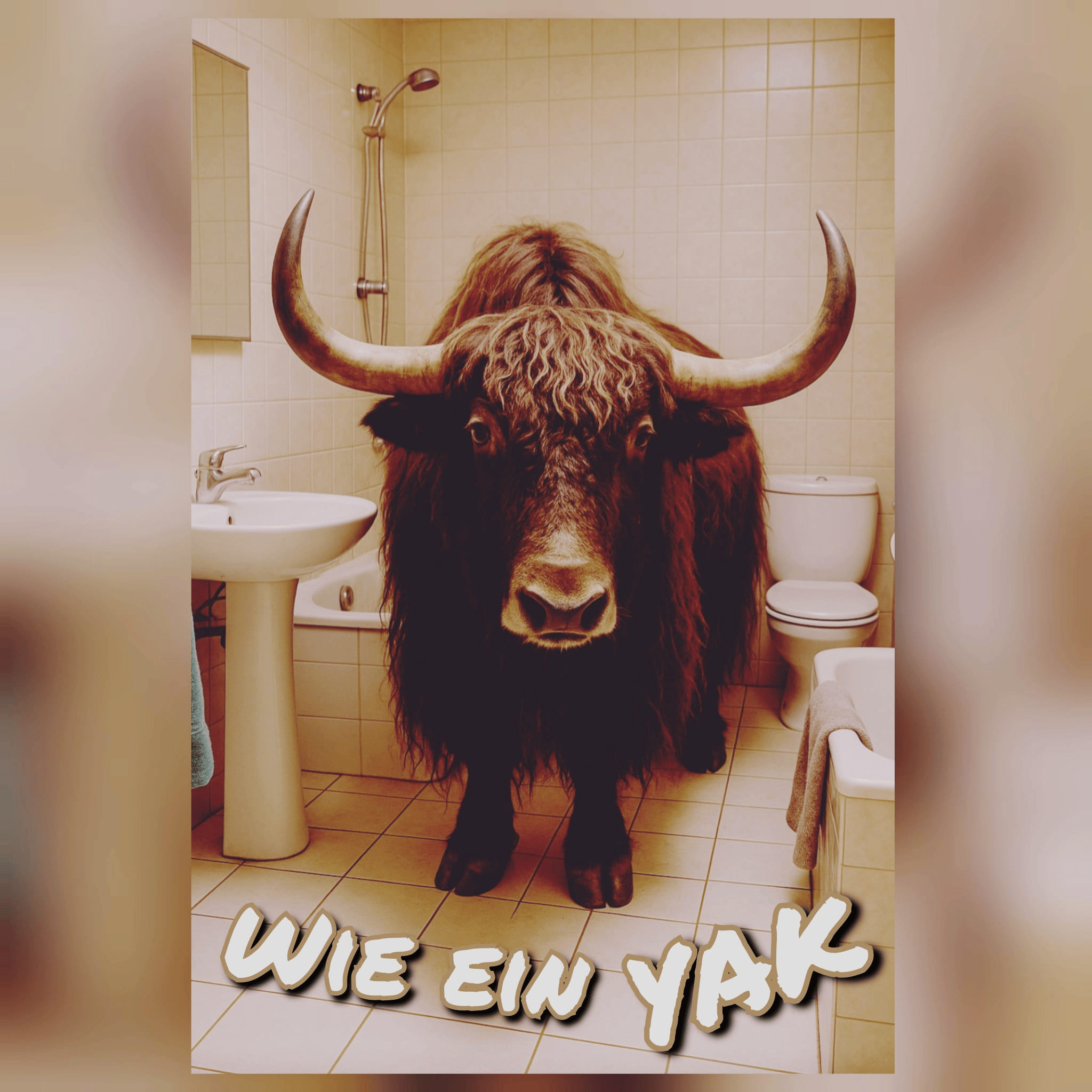 Wie ein Yak