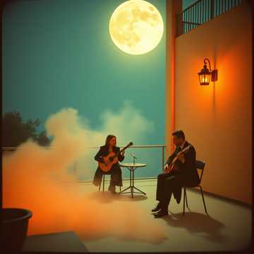 "Fuego en la terraza"