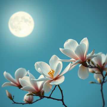  玉兰花开