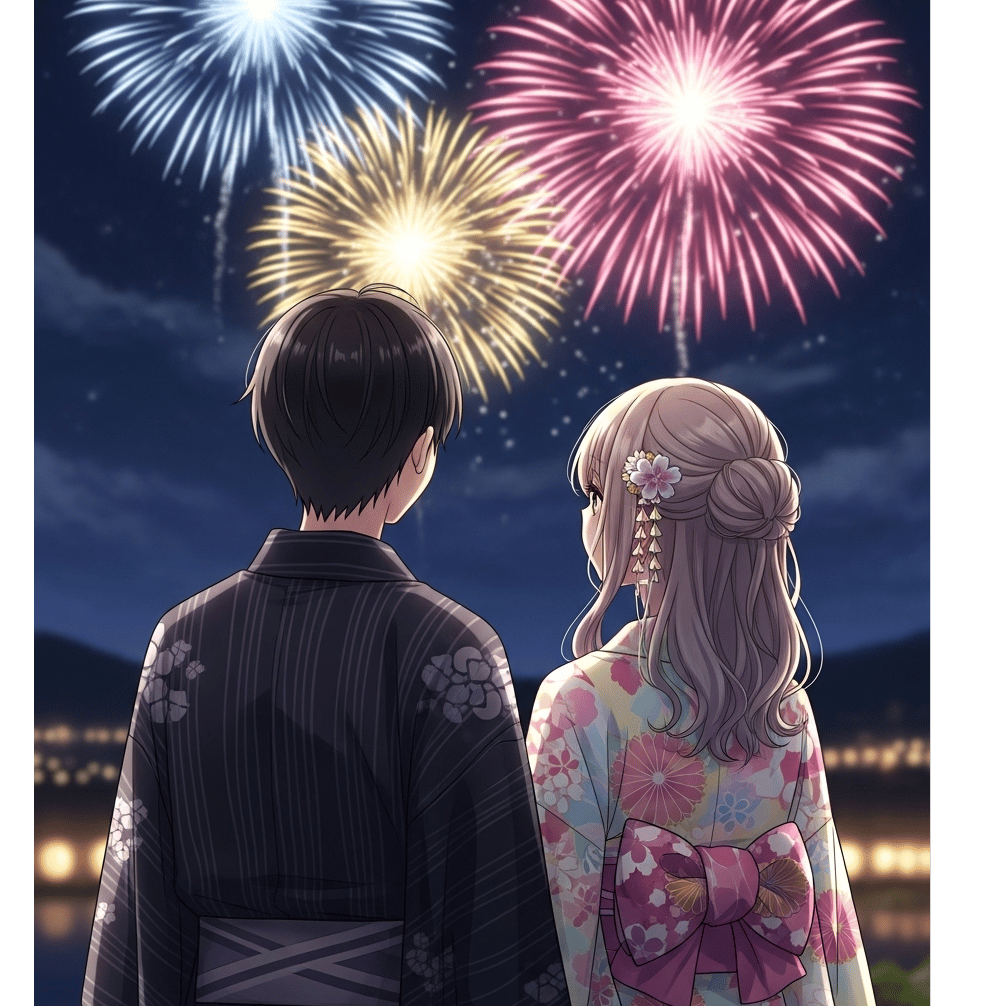 花火より冷めた心＃花火大会