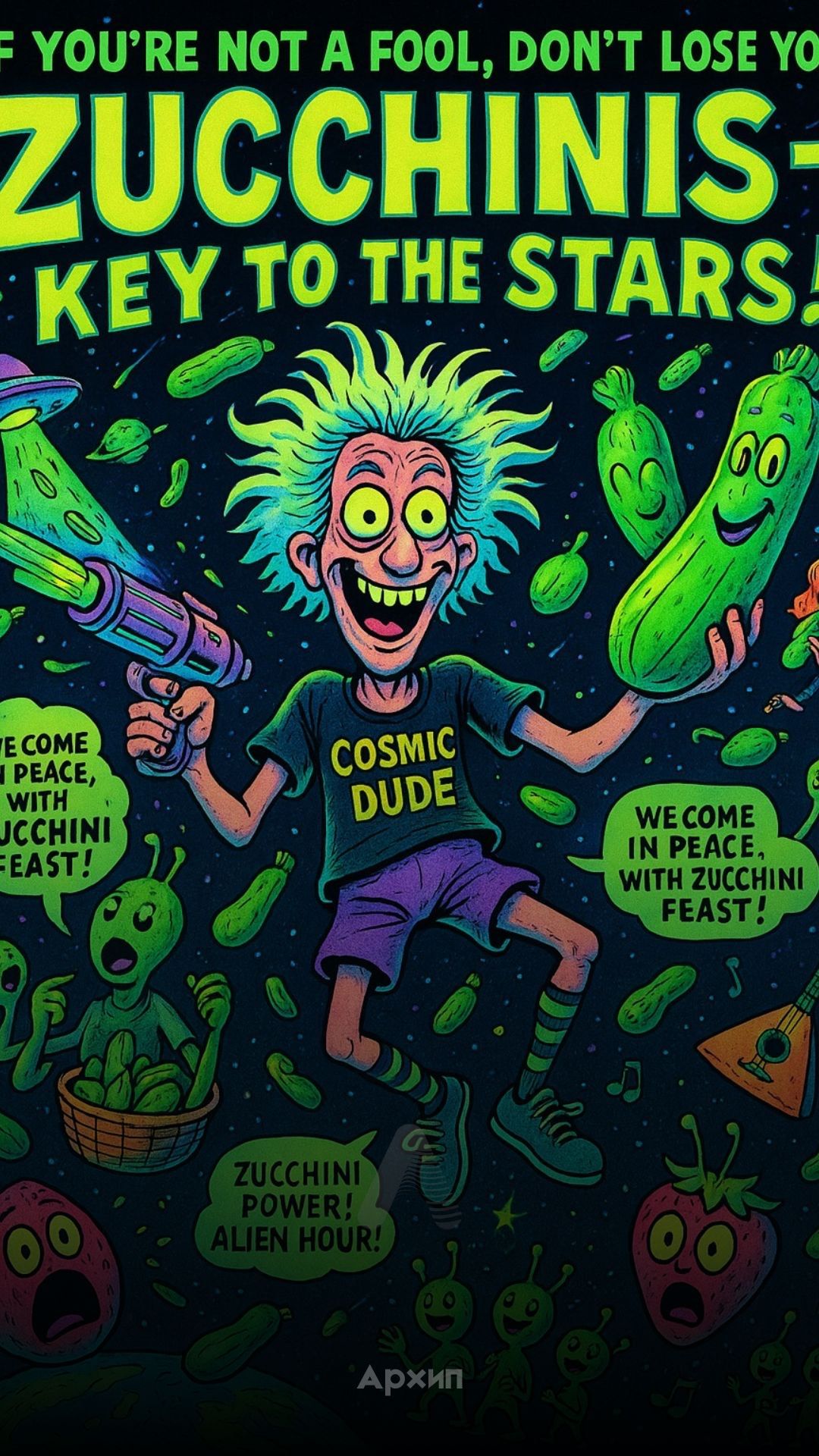 Через кабачки к звёздам🚀🛸🌠