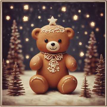 Gingerbread little bear – so sweet