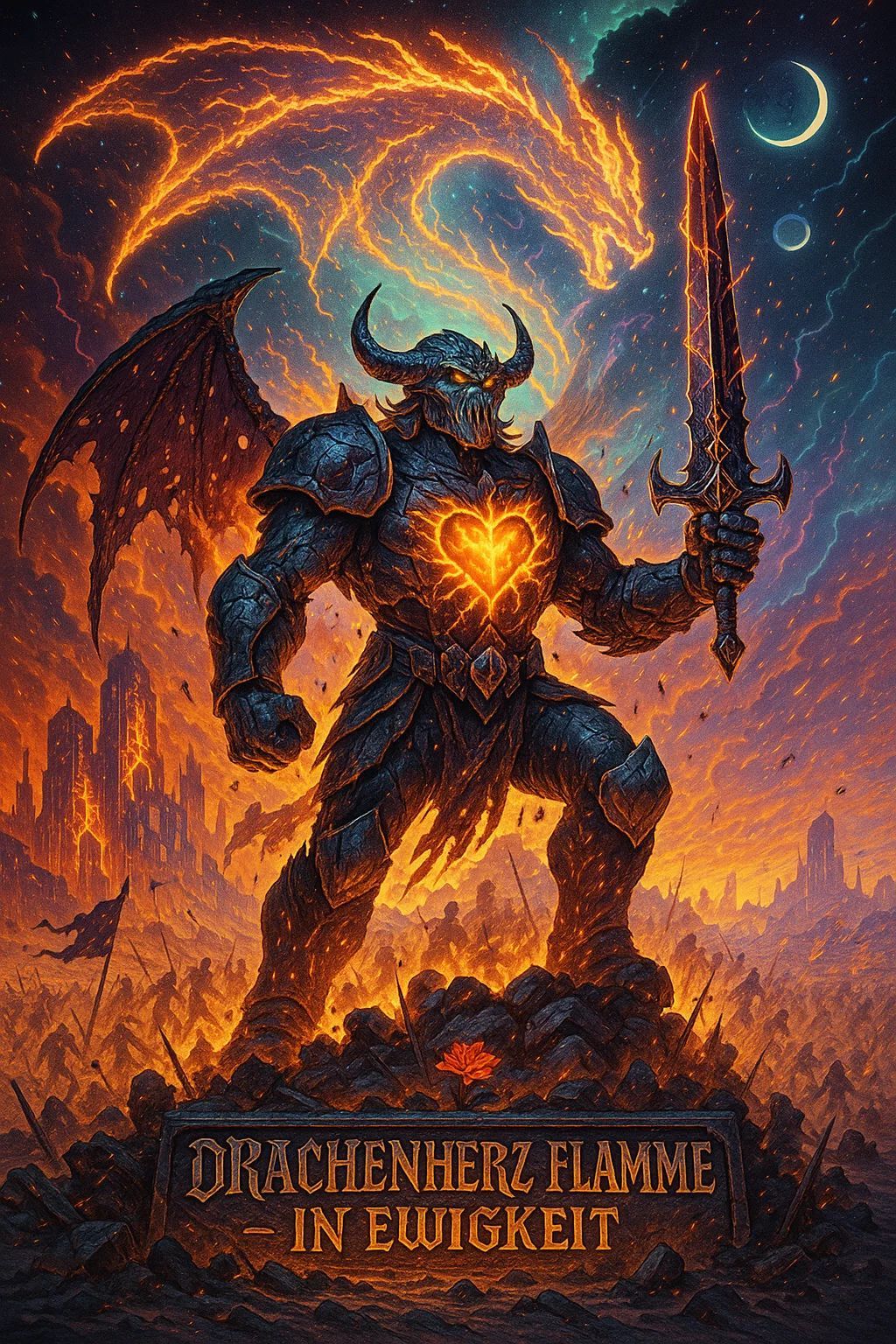 Drachenherz Flamme