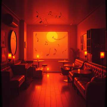 (Soft vinyl crackle, warm Rhodes piano p