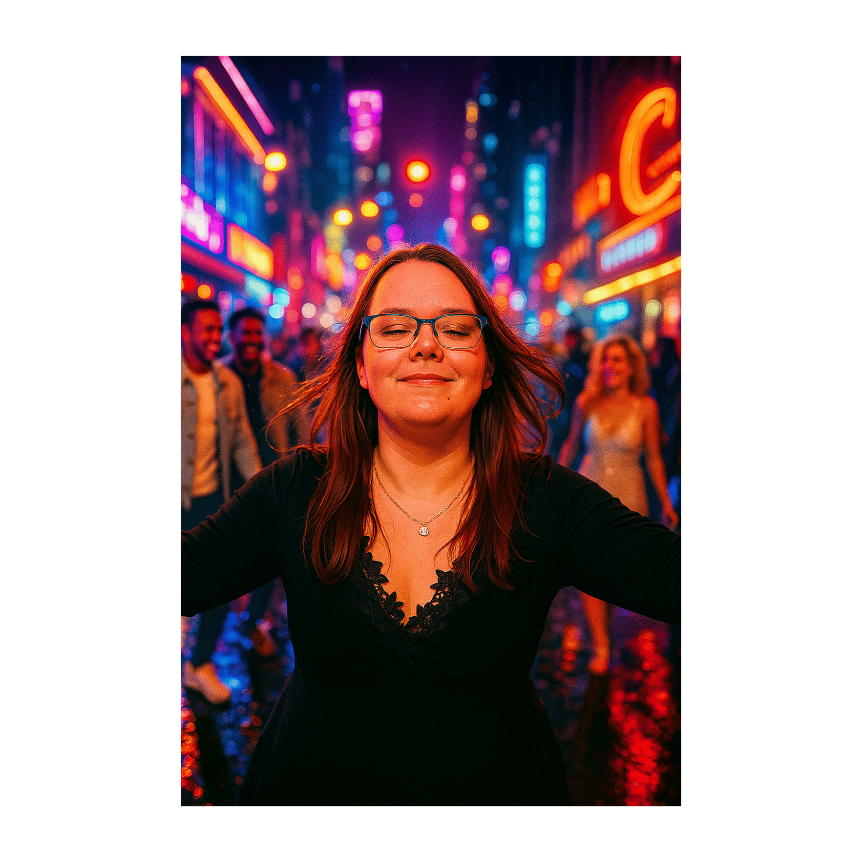 Neonová noc