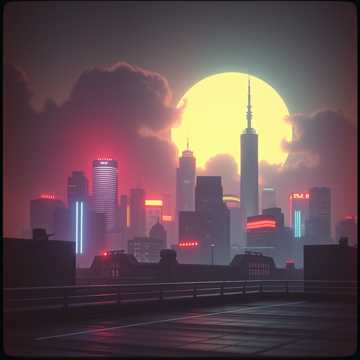 Beneath the Neon Glow