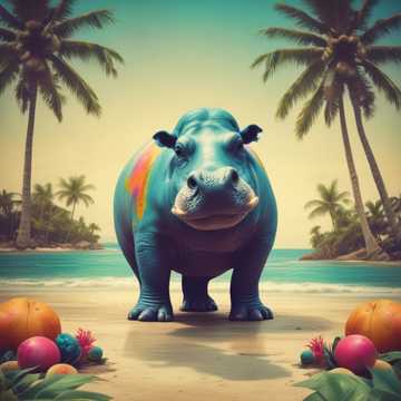 Hugo the Hippo Just Loves Calypso (Key Vie)