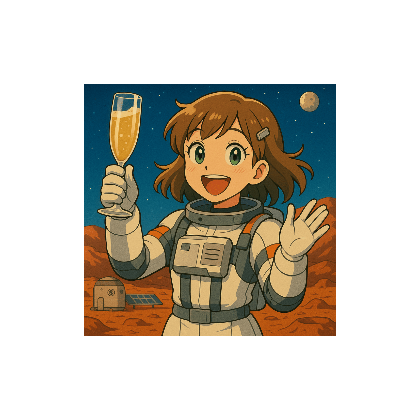 火星で乾杯！