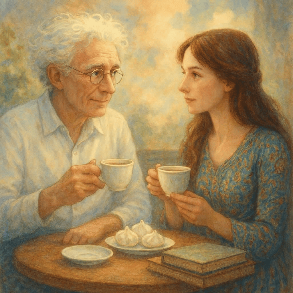 Café fumant du petit matin 