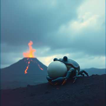 ☢️🌋 Volcano on My Back🦀