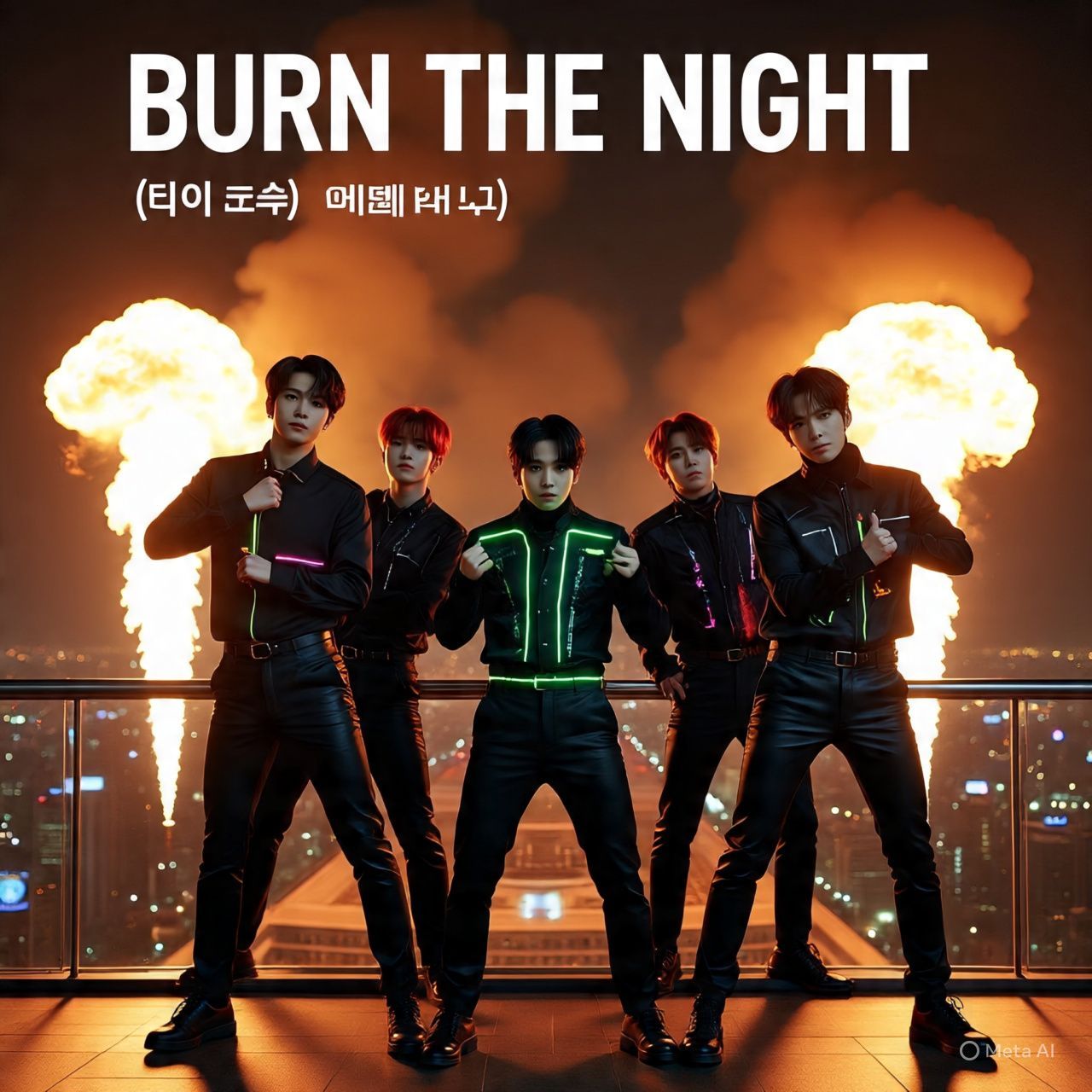 "BURN THE NIGHT (밤을 태워)"
