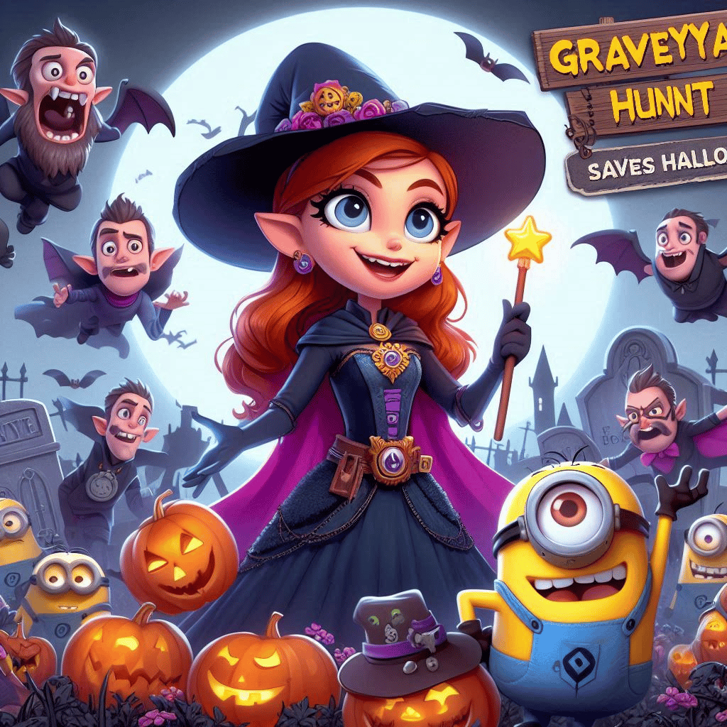 Graveyard hunt (the princess of fun saves halloween)