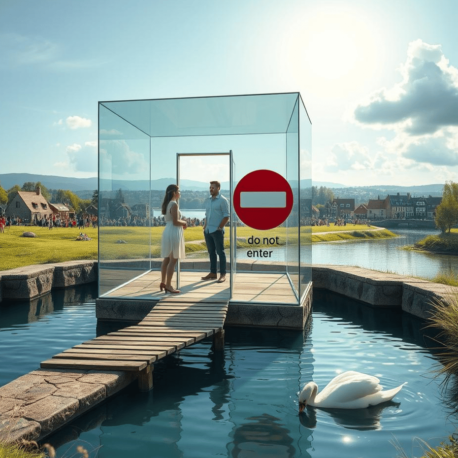 Do not Enter -> Lass uns Leben