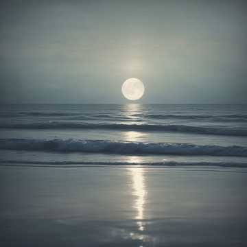 A Distant Moonlit Shore