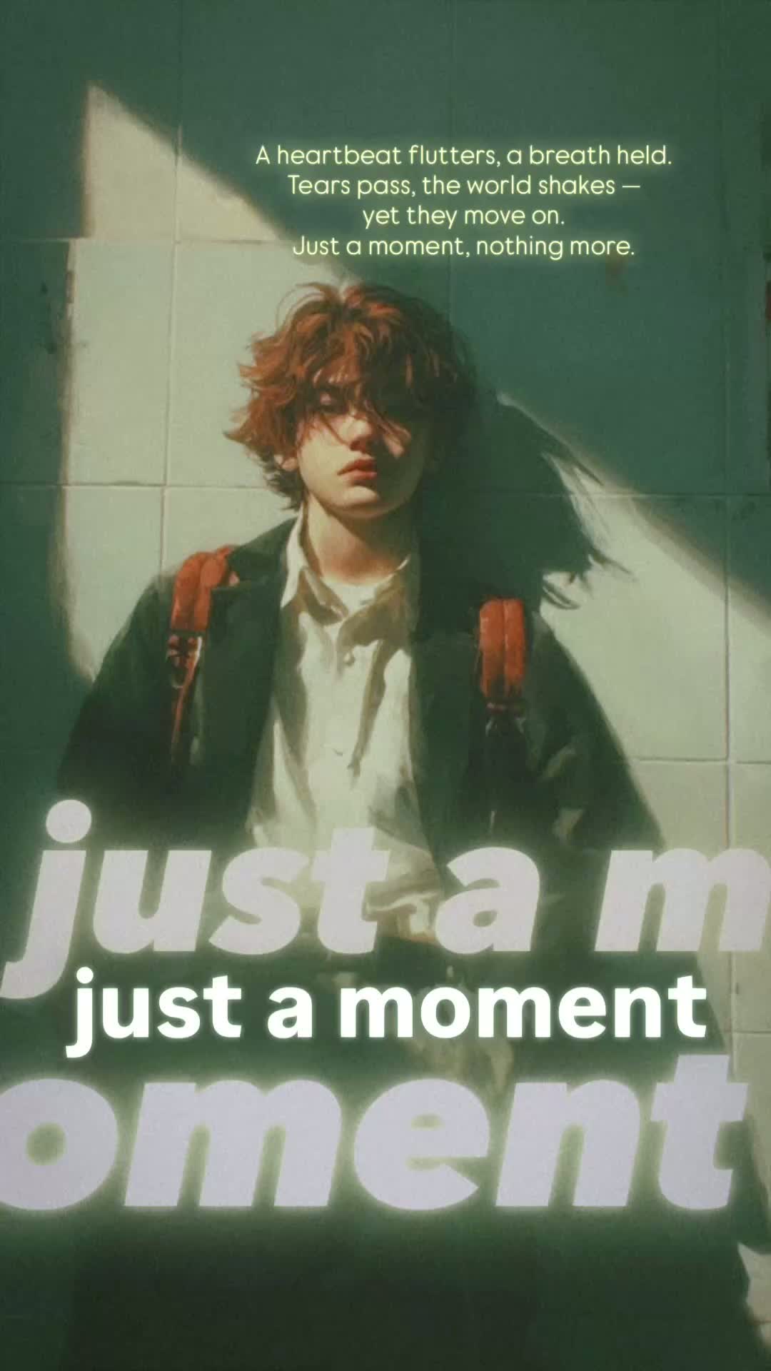 just a moment