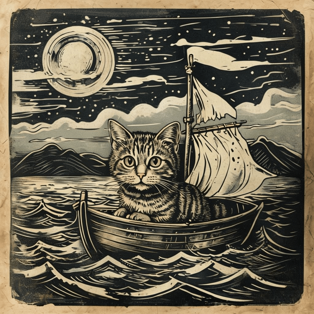 Paper Boat Cat Expedition (2025 Cover)