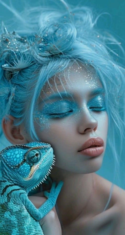 Blue Chameleon 
