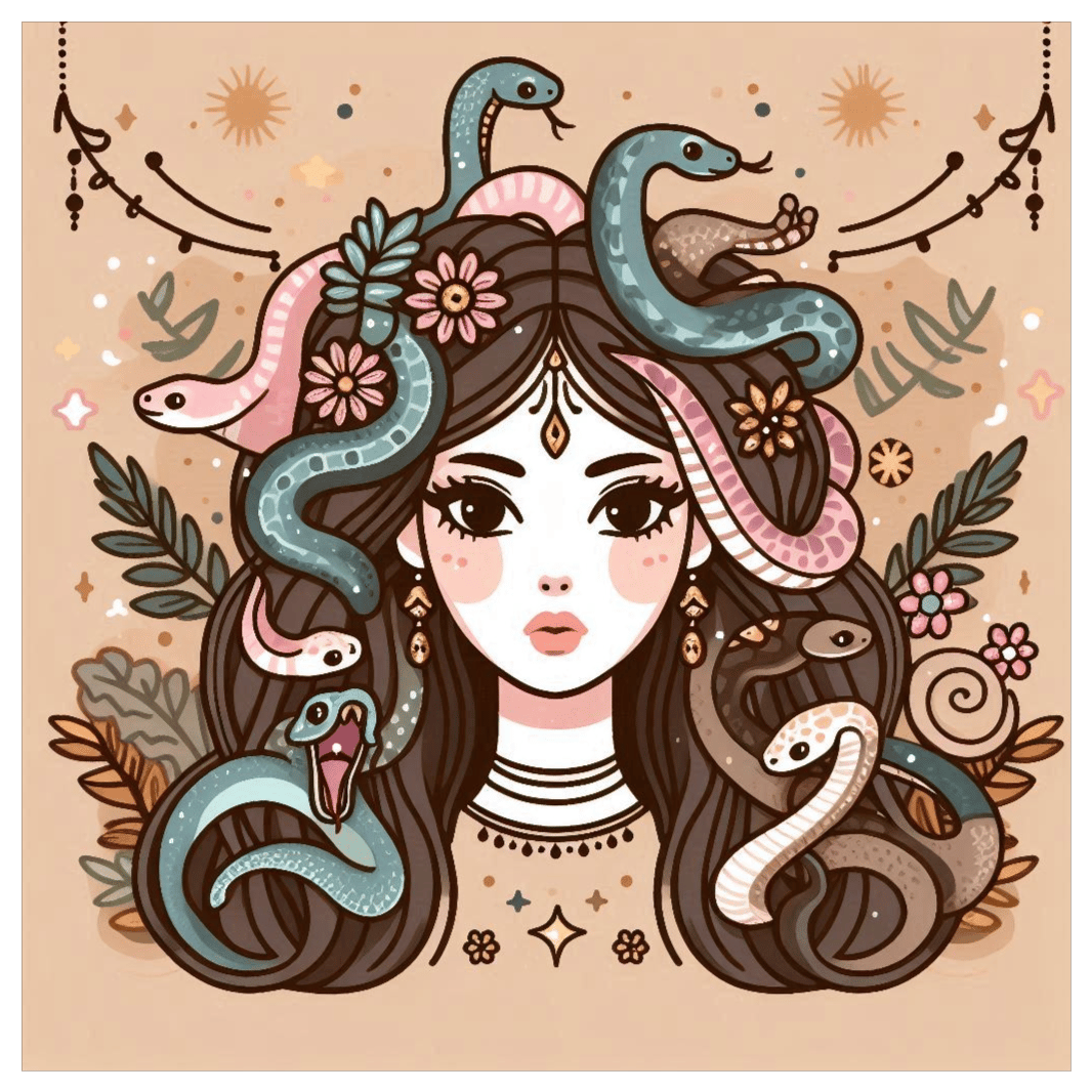 メドゥーサのストラップ -Medusa charm-