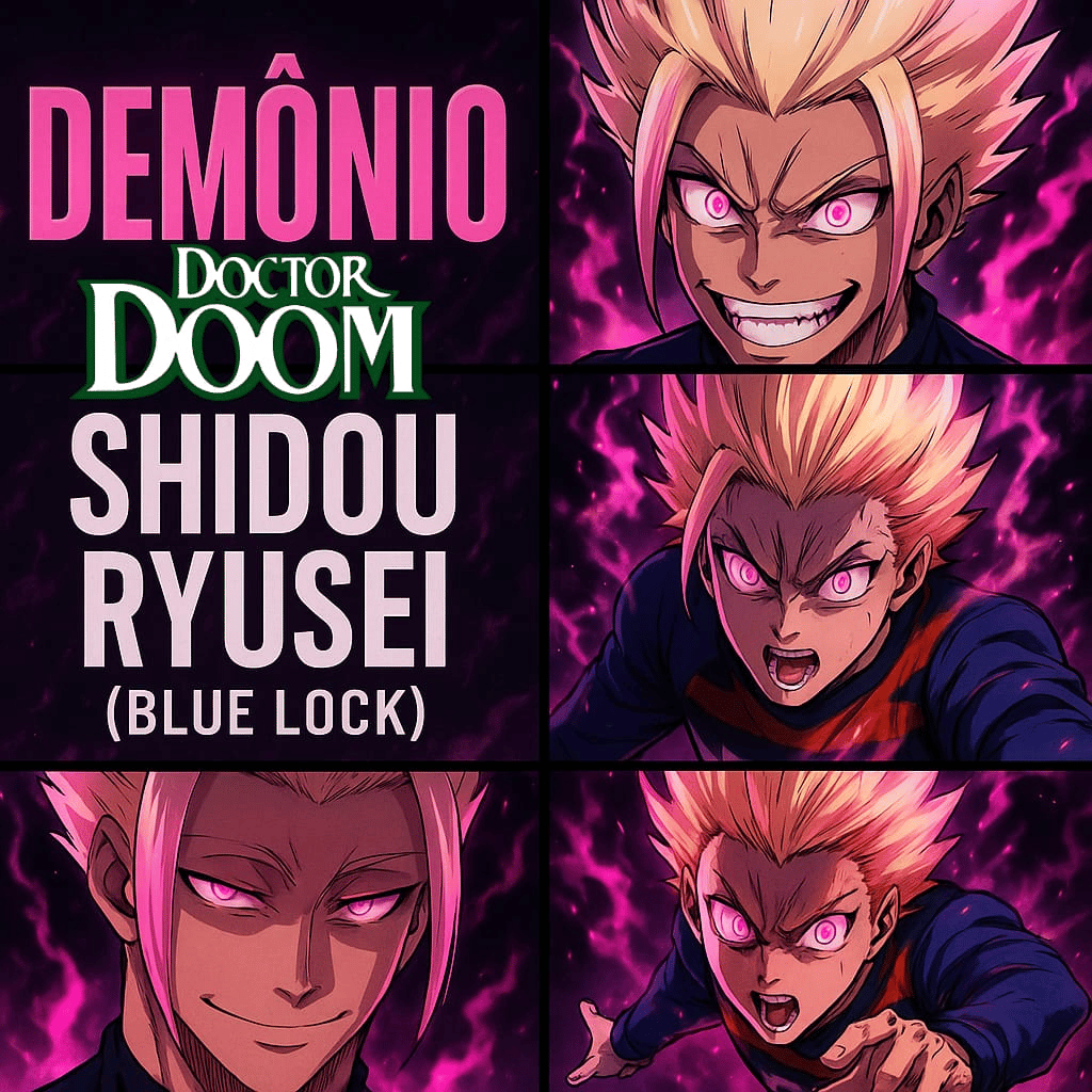 Demônio | Shidou Ryusei (Blue Lock) | Doctor Doom