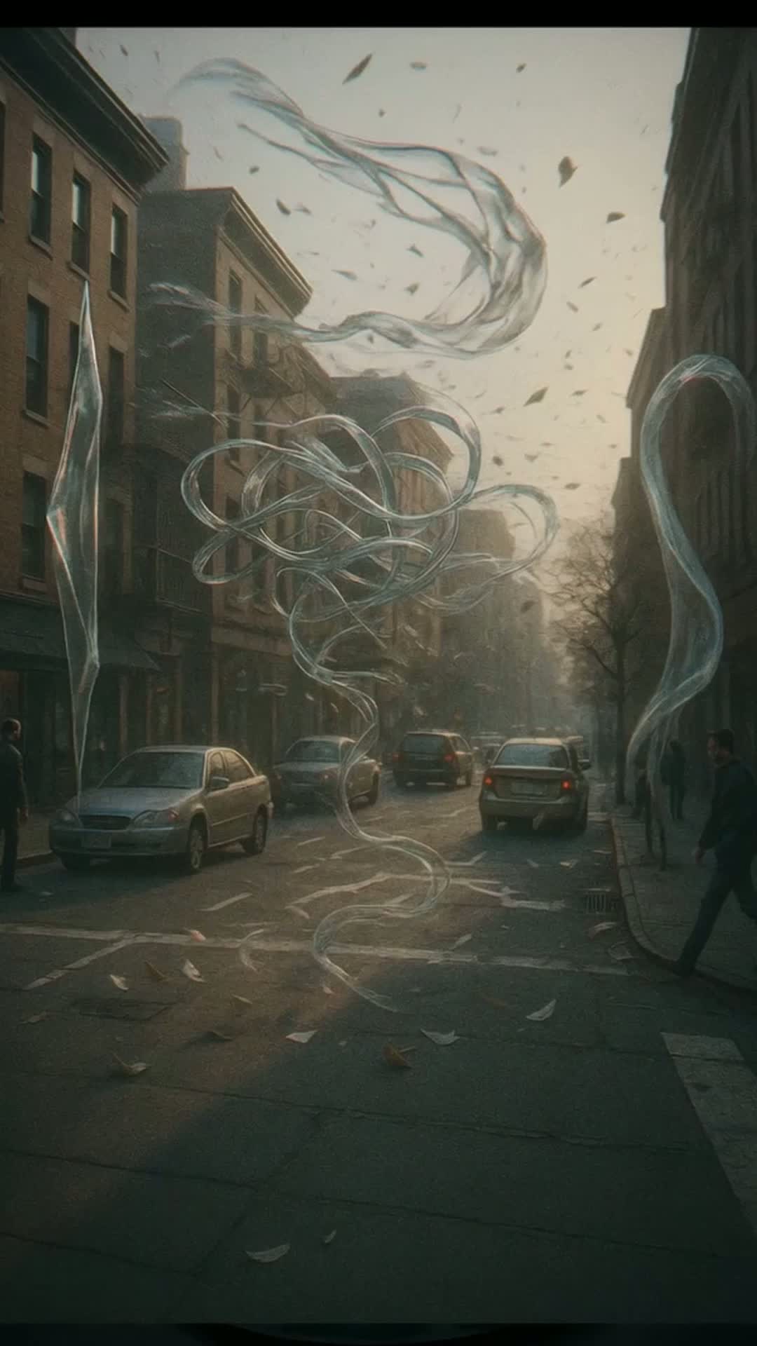 Wind blows