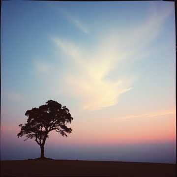 I walked alone beneath the fading sky,