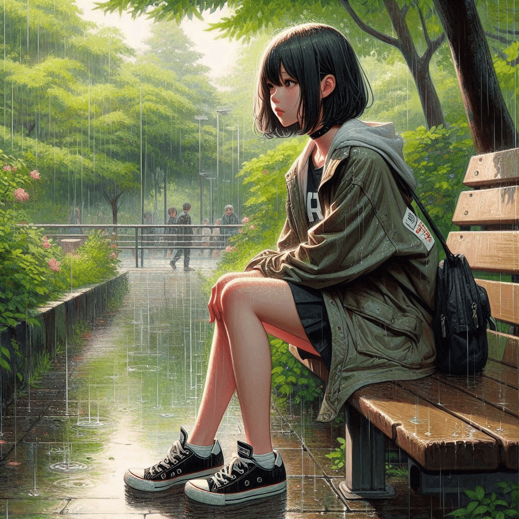 The last kiss, it fell in the rain (Cover)