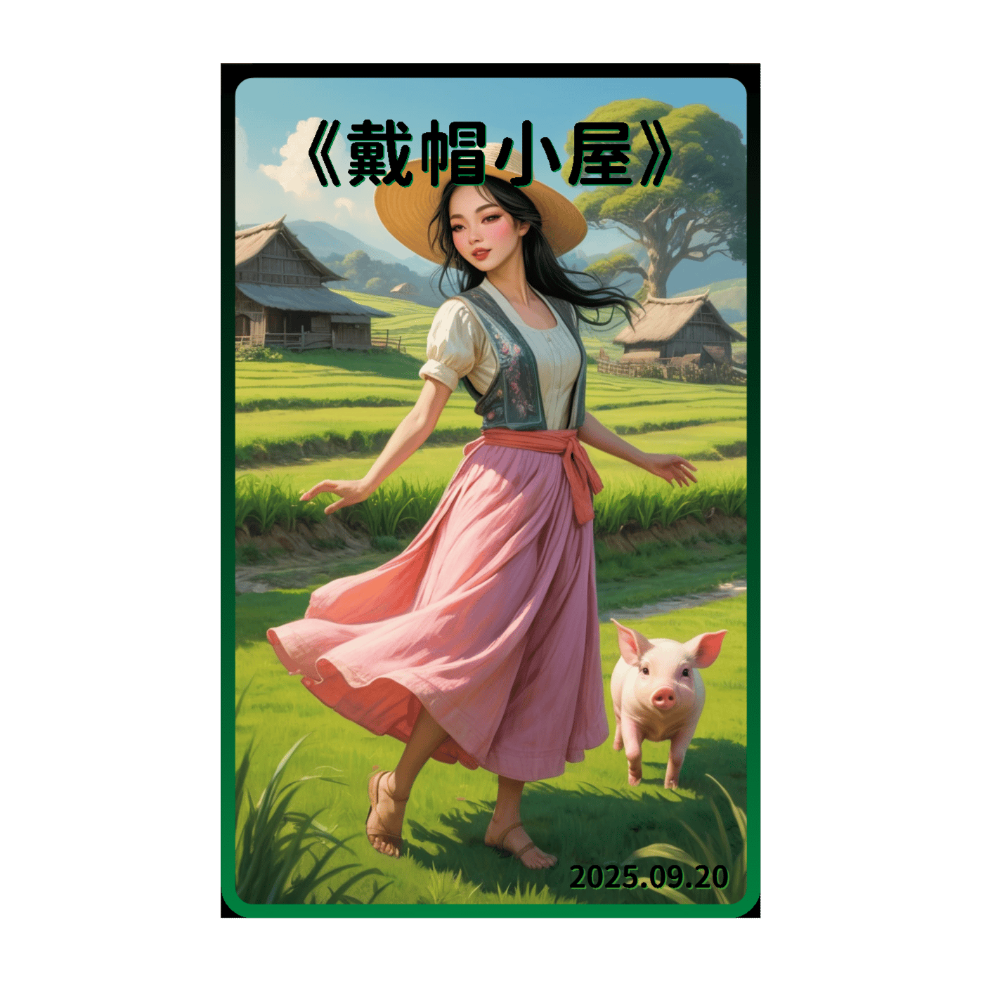 《戴帽小屋》(台語田園曲) 