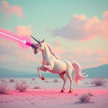 Laser Gun Unicorn
