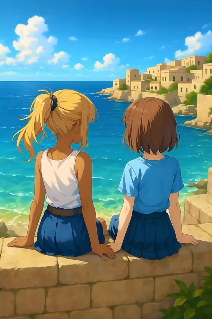 蒼い海のとなりで