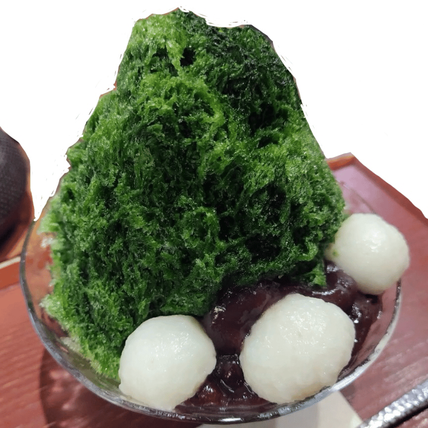 宇治金時の白玉