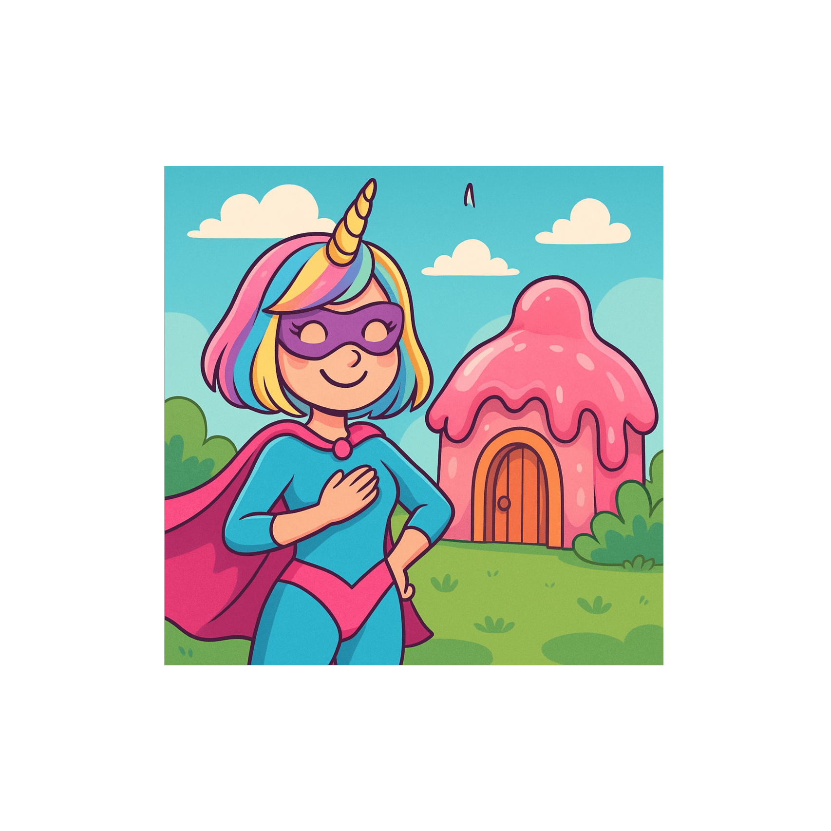 Ma Maman Super Héros Licorne