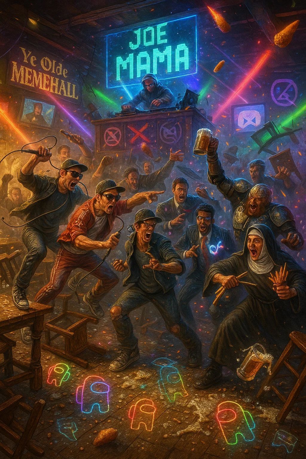 Pub Fight at Memehall – Beastie Boys vs. Liggma Boys