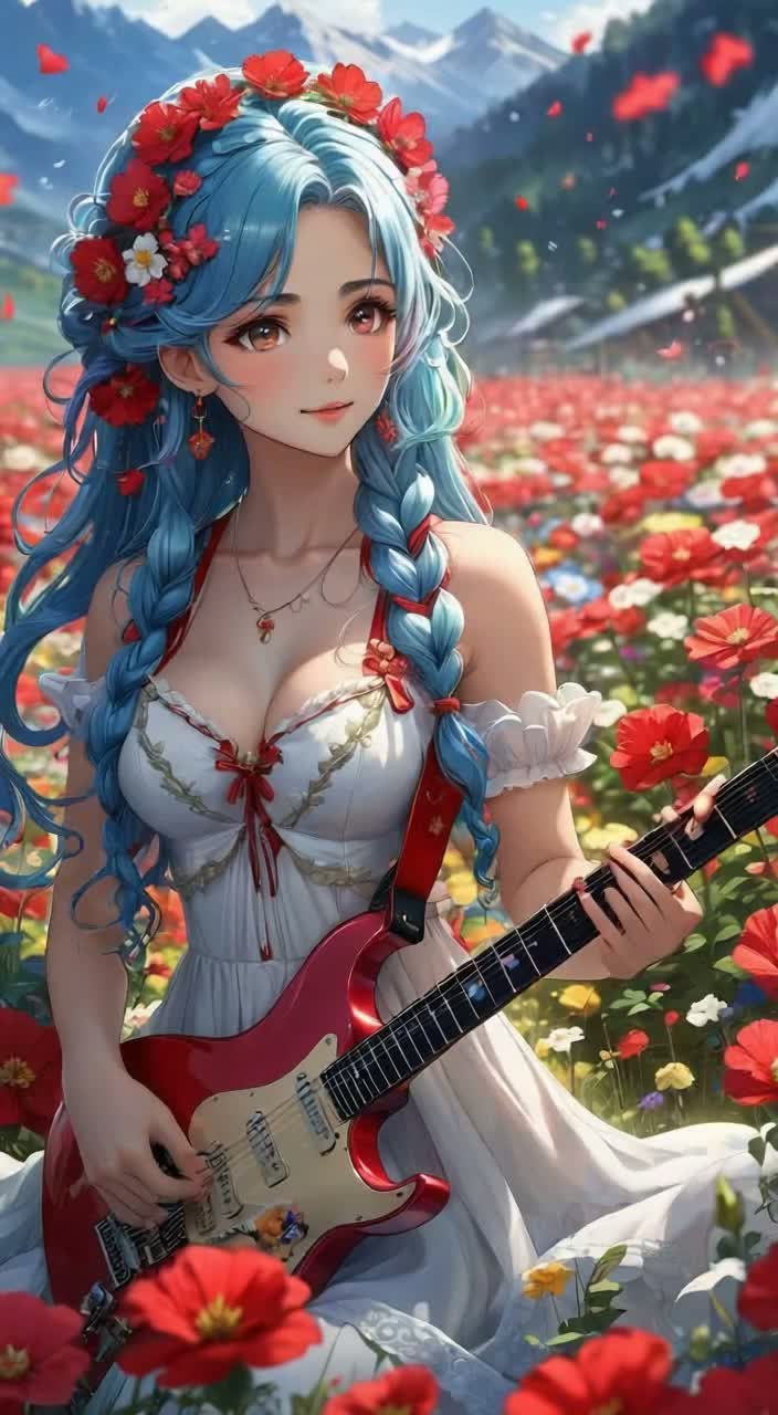 In spring, flowers bloom봄이 되어 꽃은 피고