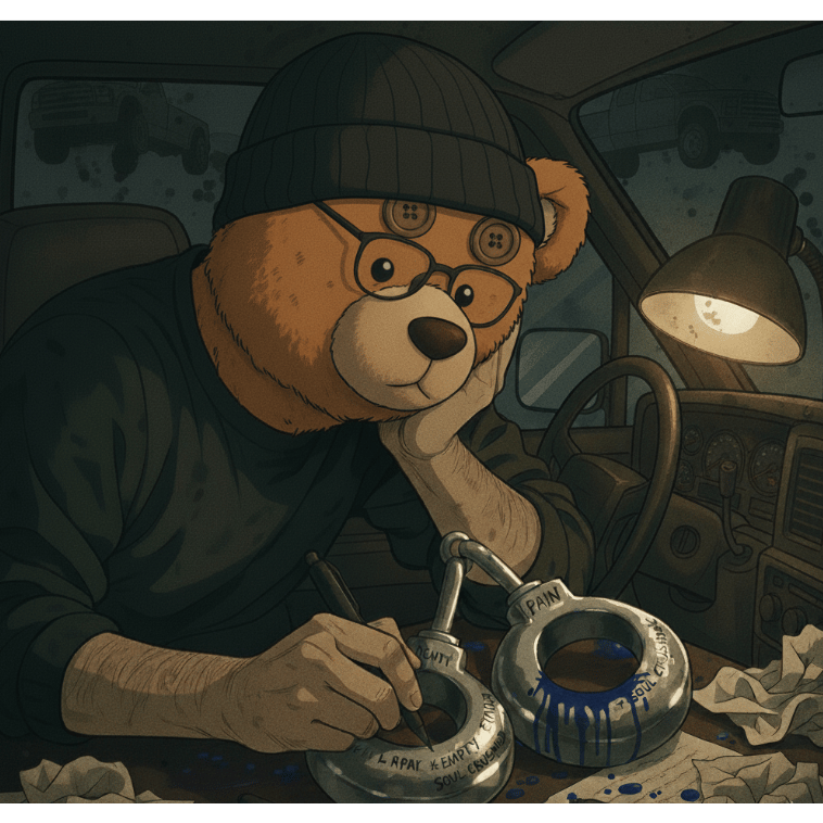 Ink Stains - on my - Truck Nuts