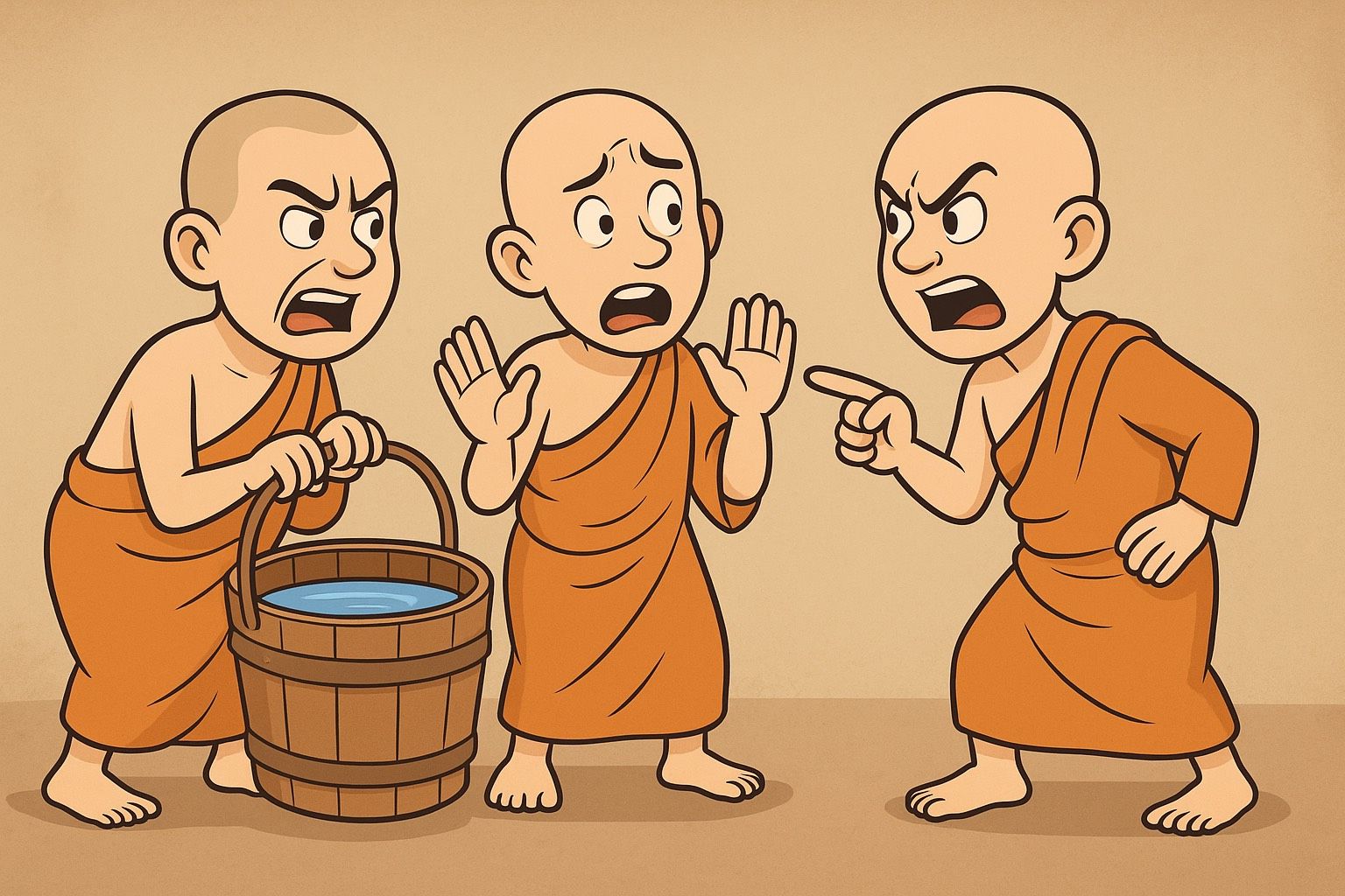 Three Monks