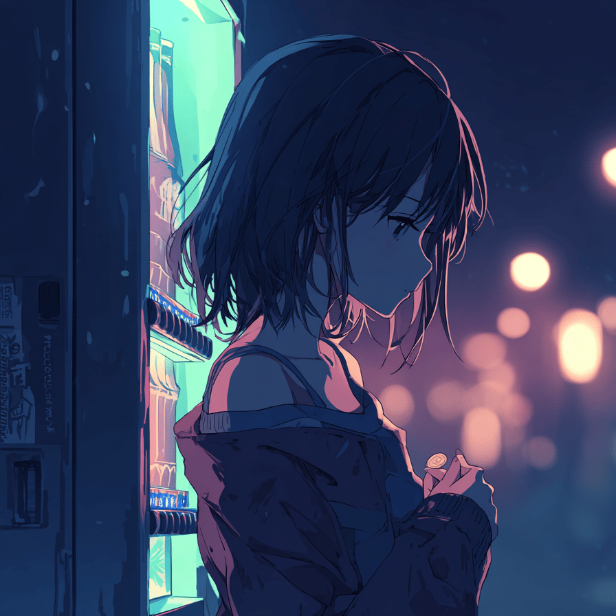 冷たいコインの約束 — Echoes at the Vending Light —