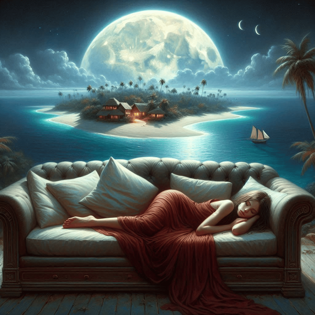 little island (moonlit Cover)