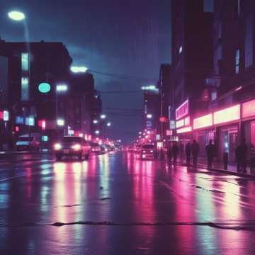 Shibuya Rain 渋谷の雨 (synthwave)