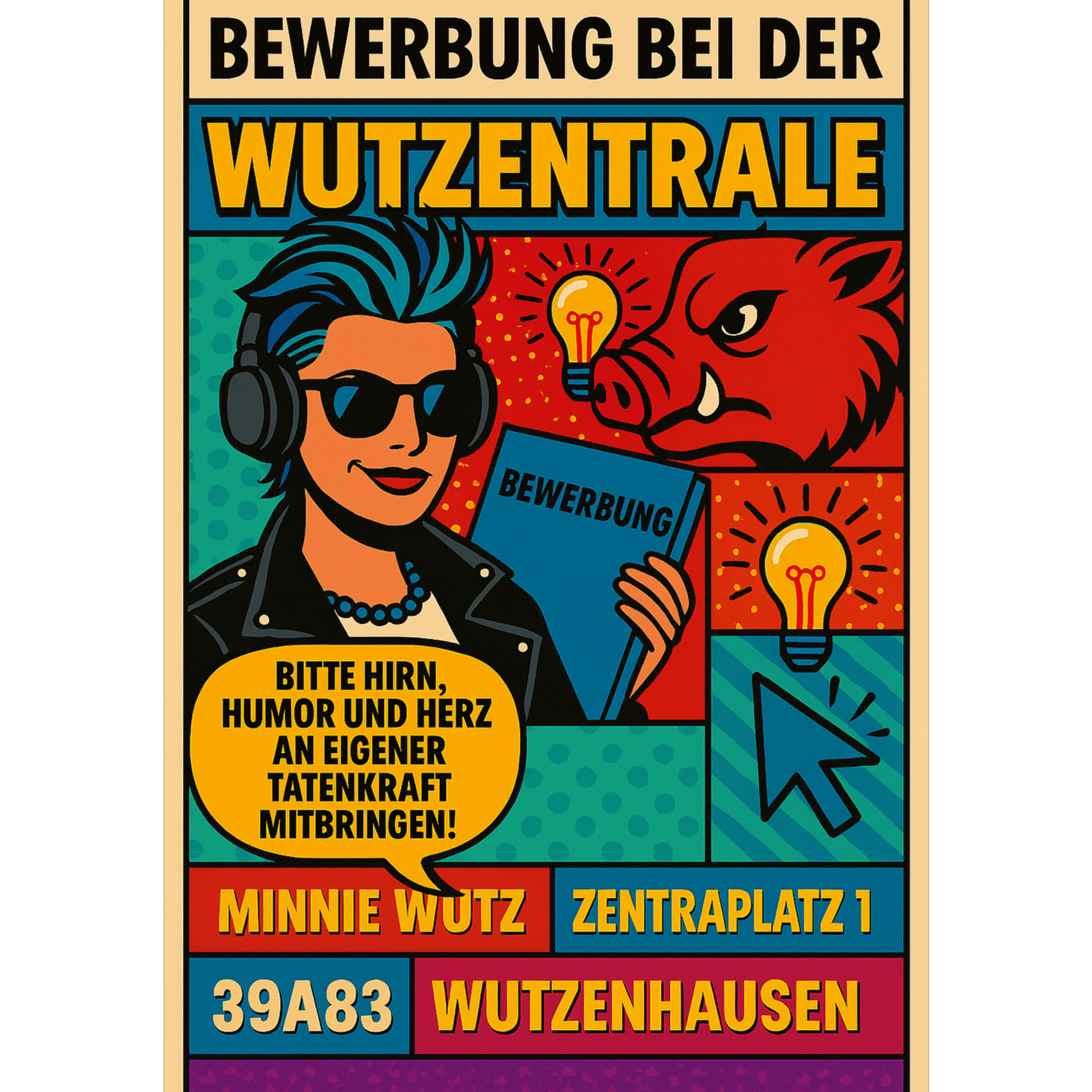 Bewerbung bei der Wutzentrale