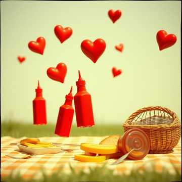 Ketchup y Corazones