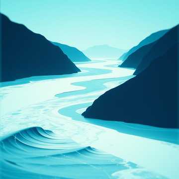 Mountain River Ocean (Cover) 