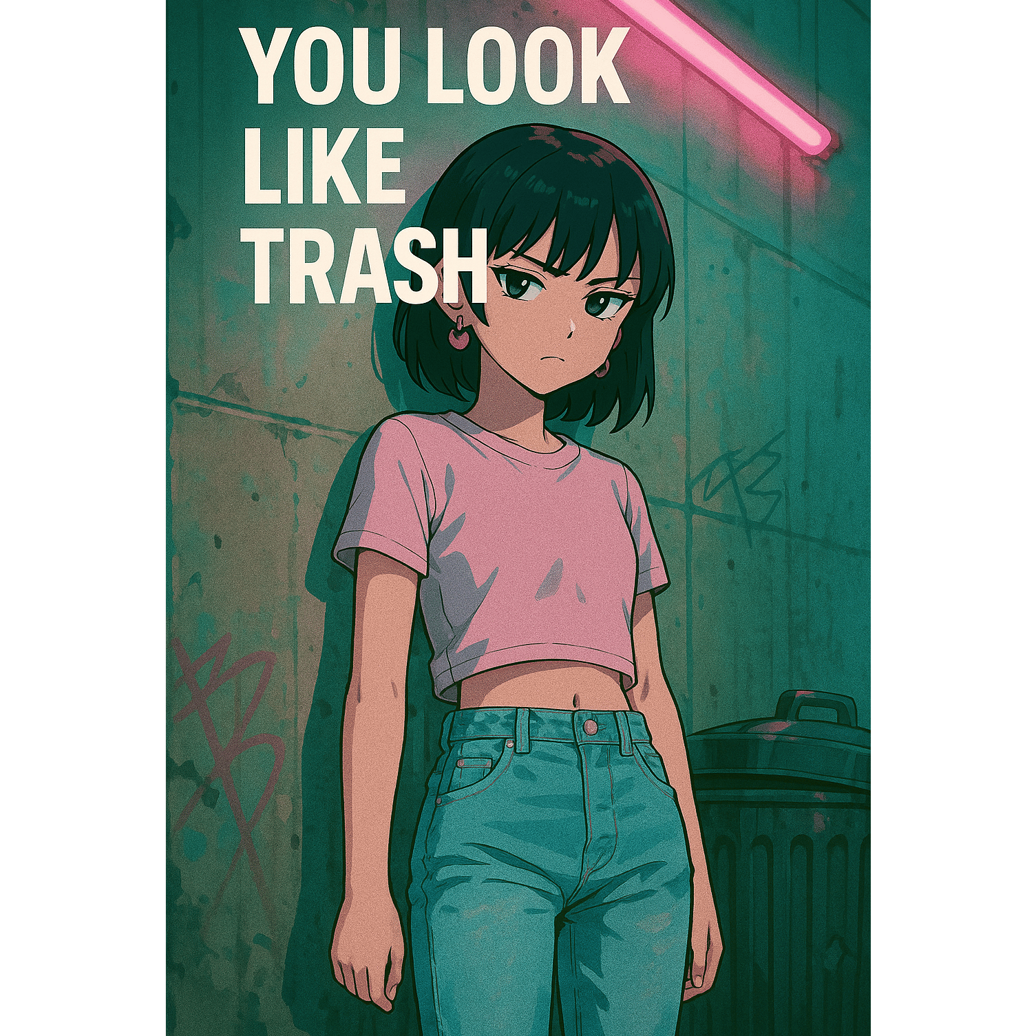 You look like trash I wanna take you out