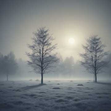 Lichter im Nebel