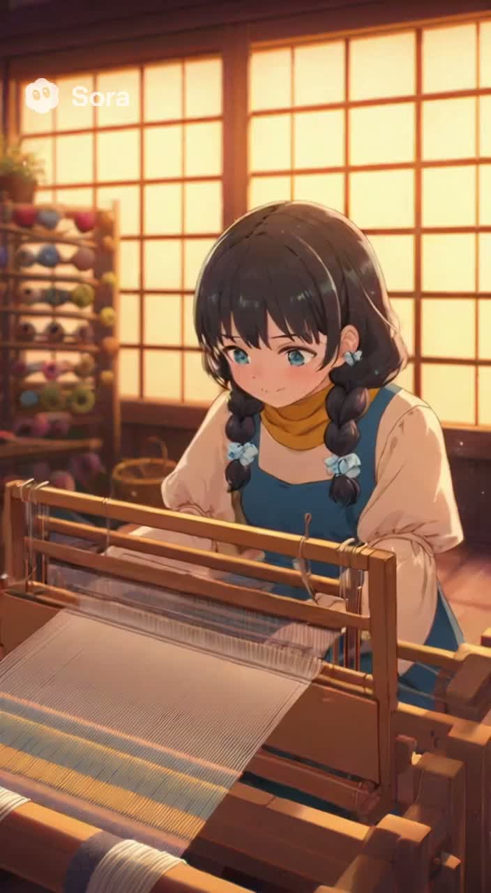 織る