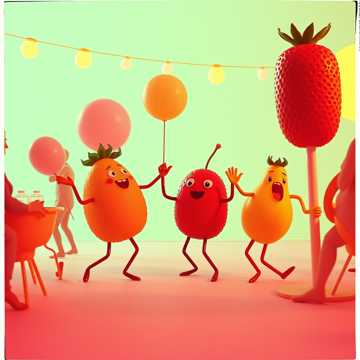 Obstsalat-Party
