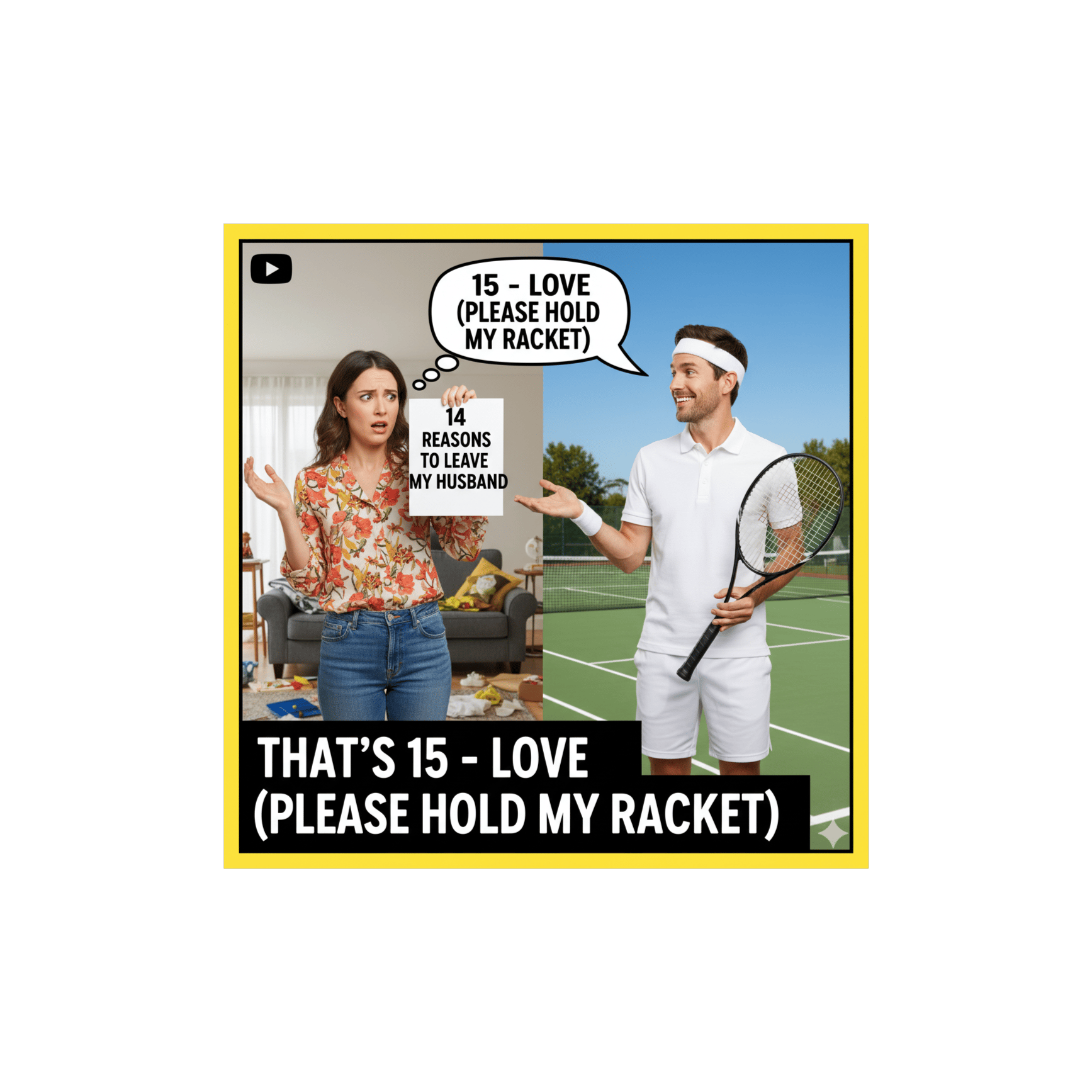 that's fifteen  -  love (Hold my racket)