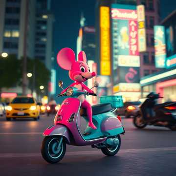 La Souris Nolia et l'Évasion en Trottinette (Nolia)