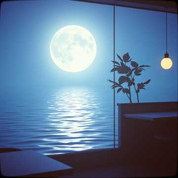 Quand la Lune me sourit