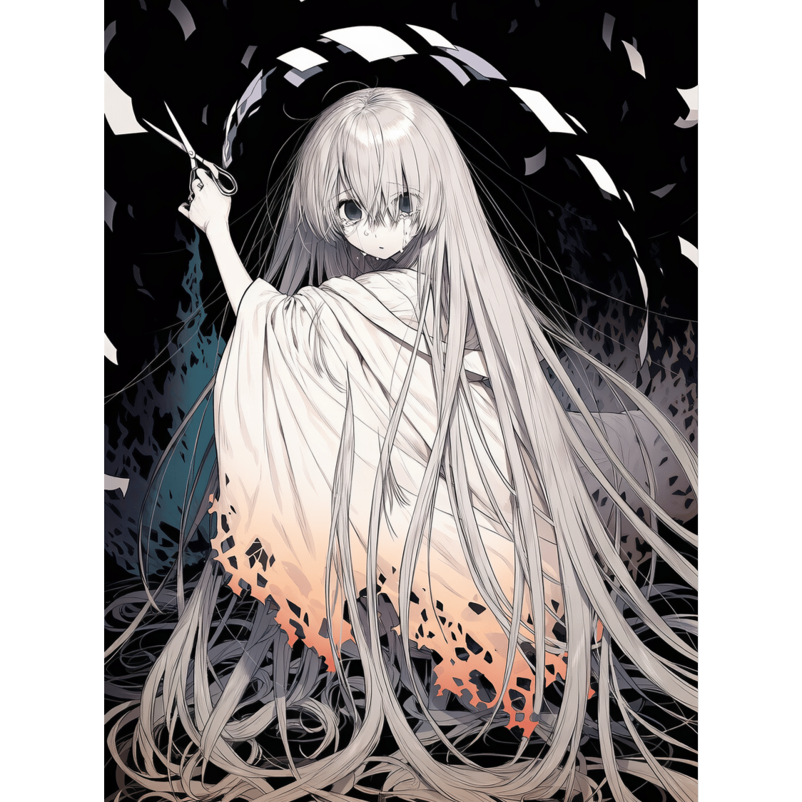 紙の髪の神 (Paper Hair God)